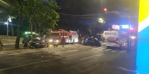 Accidente de tránsito sobre avenida Mcal. López en Villa Morra - Policiales - ABC Color