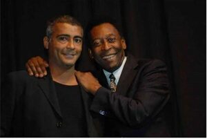 Romario: “Todo el mundo está atento y rezando por Pelé” - Fútbol Internacional - ABC Color