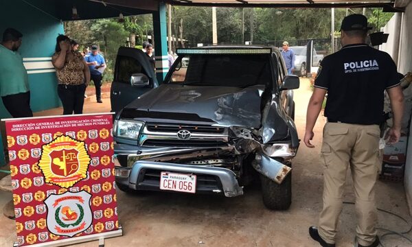 Encuentran camioneta que provocó accidente fatal