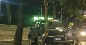 La Nación / Aparatoso accidente sobre Mariscal López deja importantes daños materiales