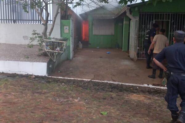 Vivienda se incendia en CDE