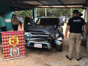 Incautan camioneta que habría protagonizado accidente fatal  - Policiales - ABC Color