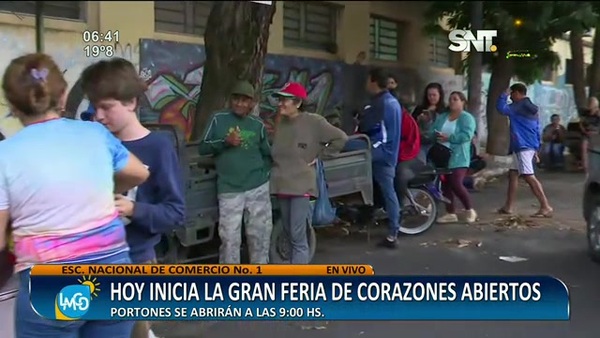 Inicia la Gran Feria de Corazones Abiertos - SNT