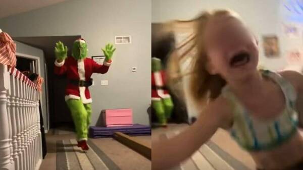 Pediatra "cañeó" tendencia de disfrazarse de "El Grinch" para asustar a peques