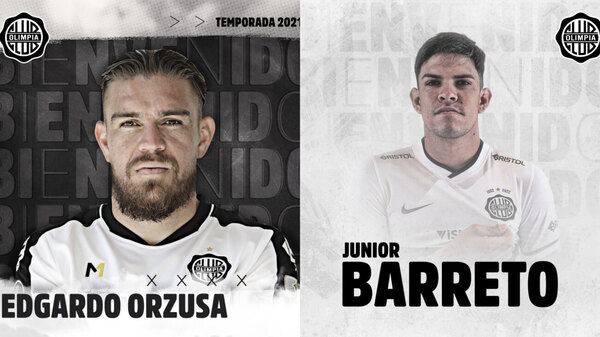 Olimpia volvió a presentar oficialmente un refuerzo después de 536 días