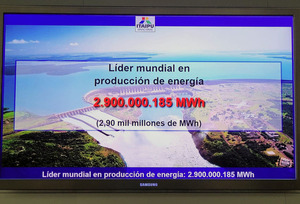 Itaipú alcanza nuevo hito en generación de energía con 2.900 millones de MWh desde 1984 | DIARIO PRIMERA PLANA