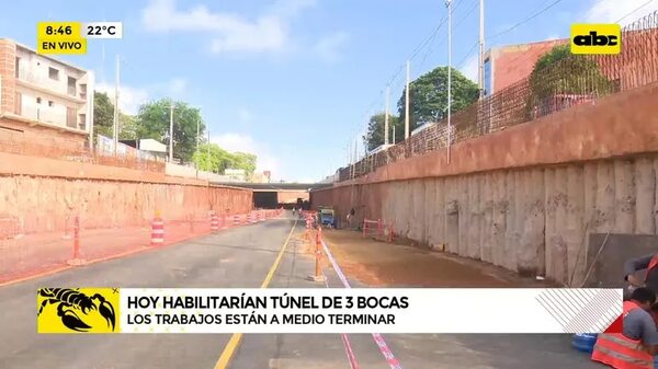 Hoy habilitarían túnel de Tres Bocas - ABC Noticias - ABC Color