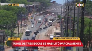 Se habilitó parcialmente el túnel Tres Bocas - C9N