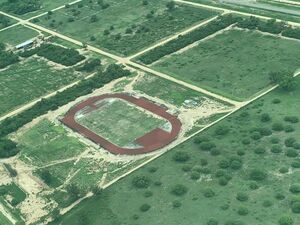 Verifican obras de pista de atletismo en el corazón del Chaco paraguayo - ADN Digital