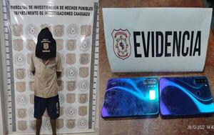 Policía captura a un joven y recupera dos celulares hurtados en Coronel Oviedo – Prensa 5