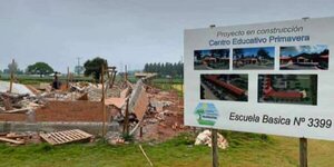Derrumban una escuela en colonia menonita y dejan desamparados a niños - ADN Digital