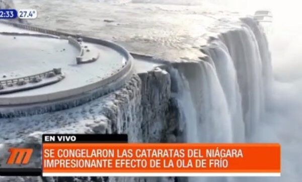 MUNDO - Se congelaron las cataratas del Niágara - Paraguaype.com
