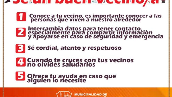 Munici de Capiatá lanzó la campaña "Sé un buen vecino"