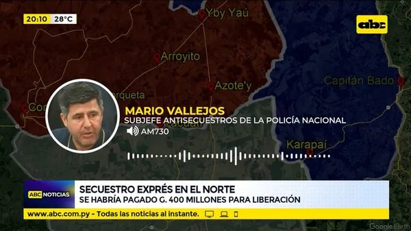 Secuestro exprés en el Norte - ABC Noticias - ABC Color