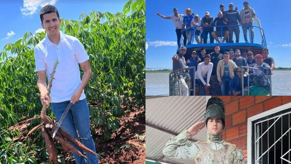 Vacaciones de Mateo Gamarra, entre la chacra y la pesca