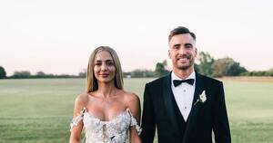 La Nación / Nicolás Tagliafico celebró su boda con temática de la Copa del Mundo