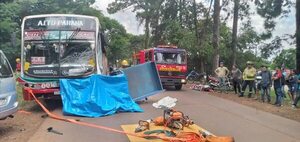 Imputan a chofer de colectivo involucrado en accidente fatal - ABC en el Este - ABC Color