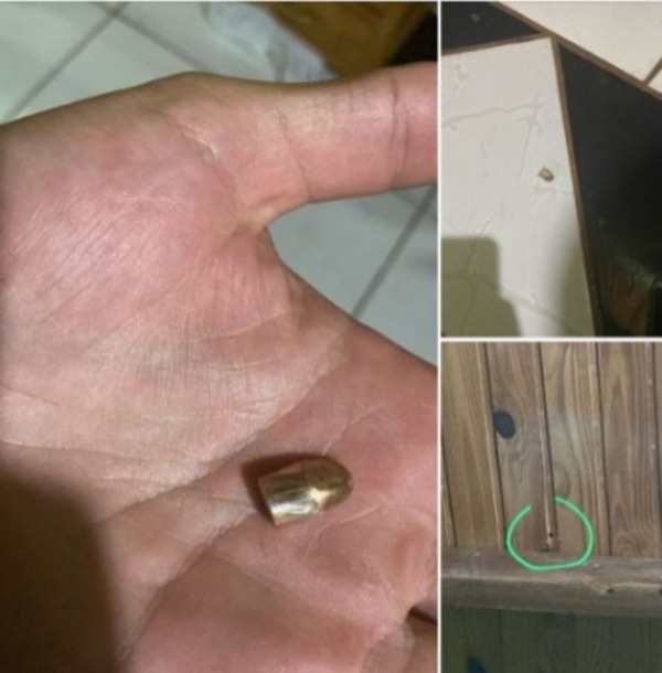 Bala perdida cae a metros de niña