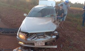 Violento choque deja dos heridos