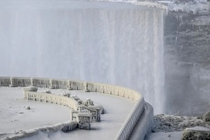 Cataratas de Niágara se congelaron tras ola de frío en Estados Unidos - Unicanal