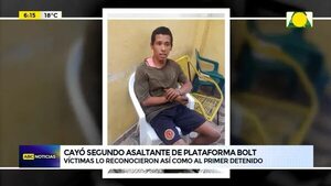Cayó segundo asaltante de plataforma Bolt  - ABC Noticias - ABC Color