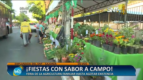 Feria de la agricultura familiar en la Explanada del SNT - SNT