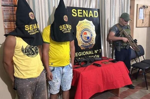 Concepción: detienen a dos hombres con fusil y municiones - trece