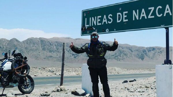 Paraguayo se aventura a viaje en moto desde EEUU por casi dos meses