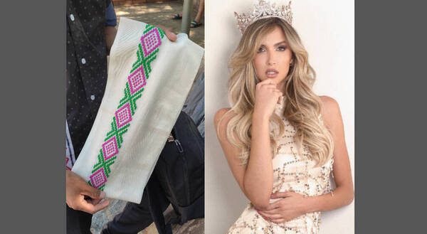 Diseñador nativo puso en venta bordado que Miss no quiso pagar