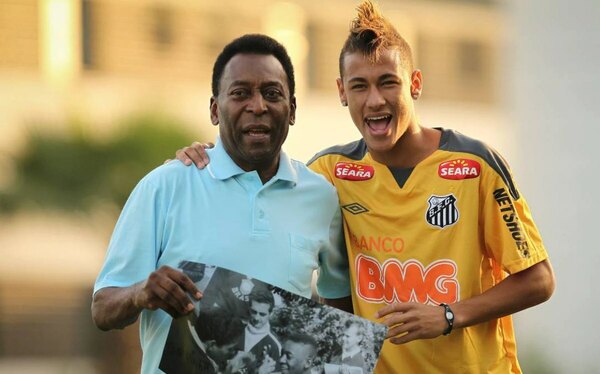 'Pelé transformó el fútbol en arte', dice Neymar en su despedida