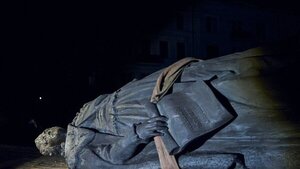 Odesa dice adiós a Catalina la Grande: la estatua de la emperatriz rusa ha sido desmantelada