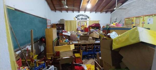 ¡Lamentable! Escuela ya fue robada 50 veces por los "chespis" durante el año