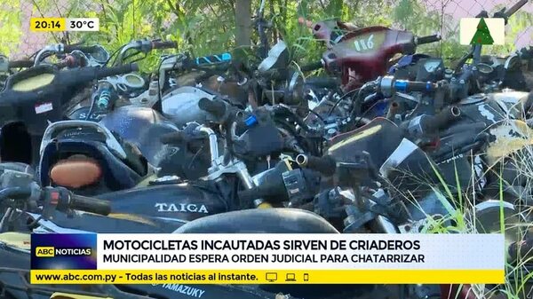 Predio de la PMT con chatarras estacionadas - ABC Noticias - ABC Color