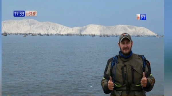 Paraguayo viajó en moto 56 días desde EEUU hasta Asunción - Paraguaype.com