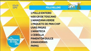 Cocina de la Mañana de Cada Día: Pollo relleno - SNT