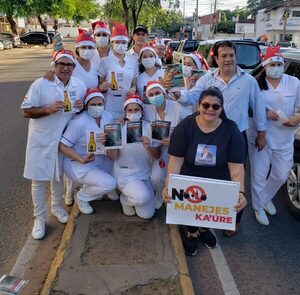 Médicos ruegan conciencia a conductores en fin de año mediante campaña “No Manejes Ka´úre” - .::Agencia IP::.