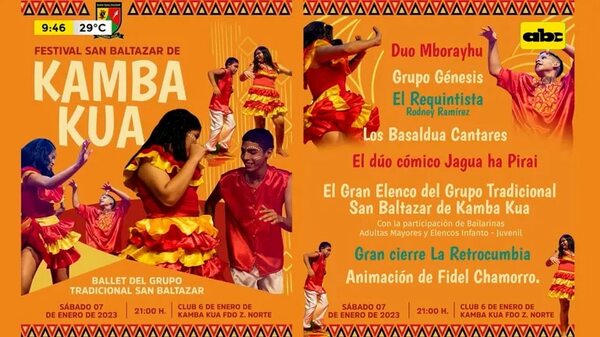 Festival San Baltazar de Kamba Kua - ABC Noticias - ABC Color