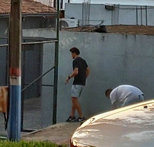 La última foto de Bruera en Nacional ¿con un look olimpista?