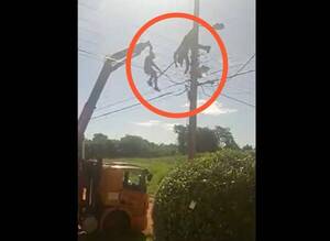 Habló el electricista héroe: “fue un momento muy fuerte, pero al verlo no dudé en actuar”