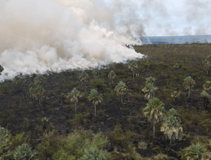 Controlan incendio de ruta Luque - San Bernardino · Radio Monumental 1080 AM