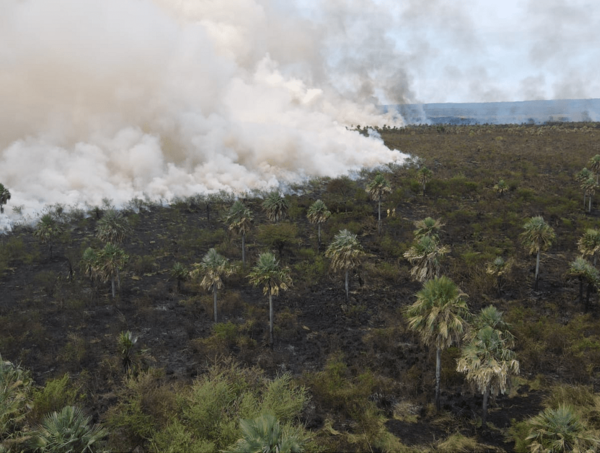 Controlan incendio de ruta Luque - San Bernardino · Radio Monumental 1080 AM
