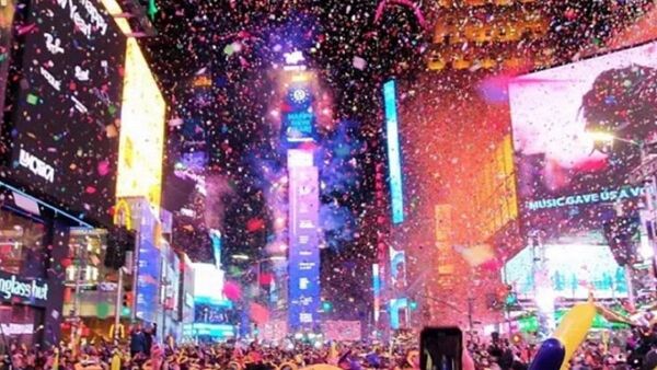 La Nochevieja en Times Square vuelve a la normalidad tras 2 años de Covid-19