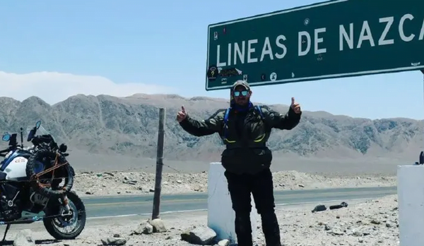 Viajó en moto desde Estados Unidos hasta Asunción para pasar las fiestas con su familia - Noticiero Paraguay