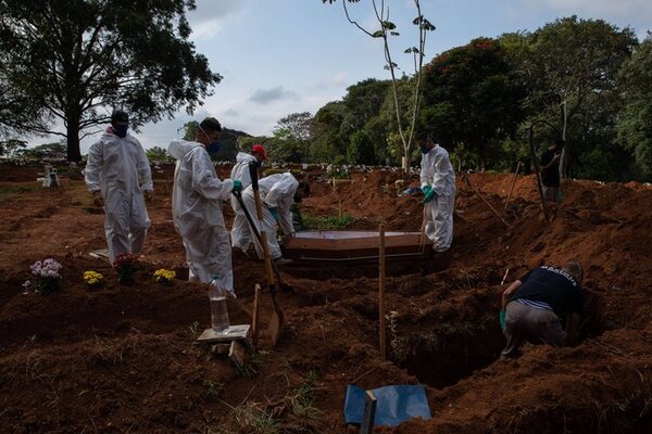 Covid: Brasil registra 121 muertes en 24 horas