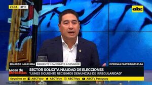 Sector solicita nulidad de elecciones - Mesa de Periodistas - ABC Color