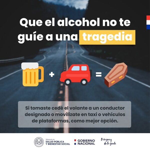 Salud Pública emite fuerte mensaje por fin de año: “Que el alcohol no te guíe a una tragedia” - ADN Digital