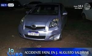Joven muere aplastado por automóvil