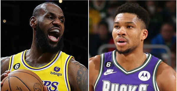 LeBron James y Giannis Antetokounmpo encienden la cancha en la NBA