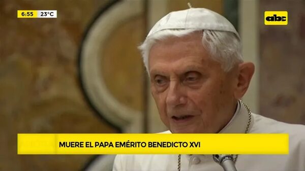 Muere el papa emérito Benedicto XVI - ABC Noticias - ABC Color