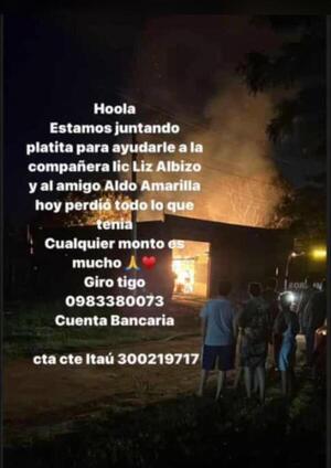 Vela encendida ocasionó incendio total de una vivienda - Radio Imperio